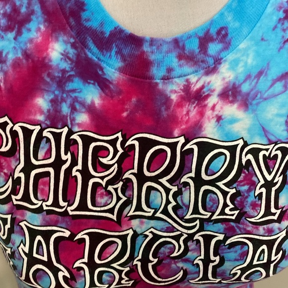 Vintage 1990s CHERRY GARCIA Ben & Jerrys Tie Dye T-SHIRT |Size Small - Picture 8 of 12